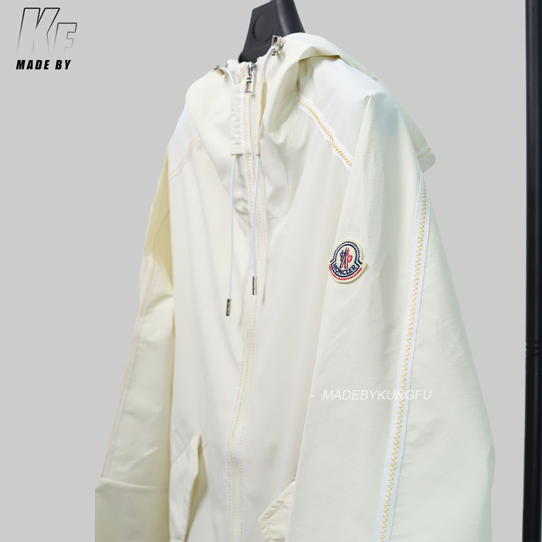 Christian Louboutin MON Orange Stitched Windbreaker - Tear Resistant Tech - Image 20