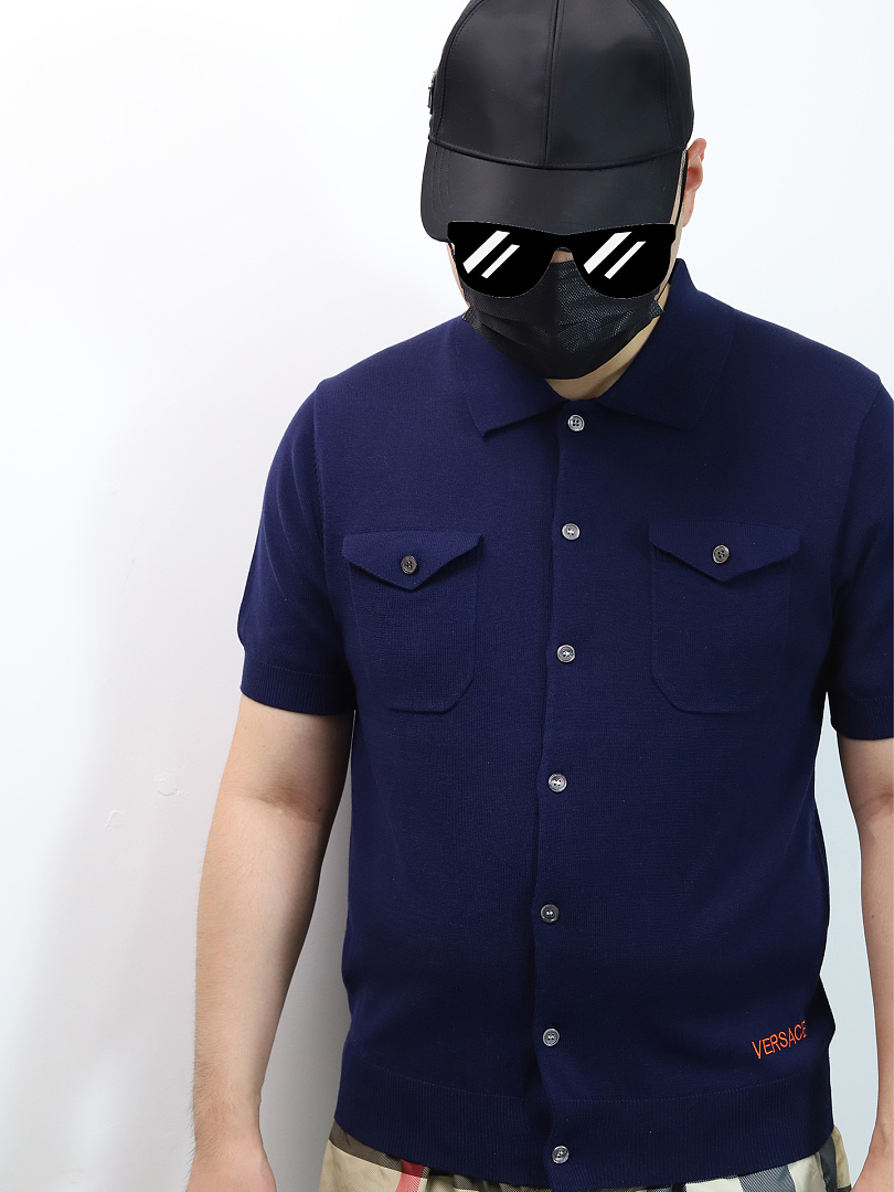 Other VERSACE Knit Button UP Polo - Image 7