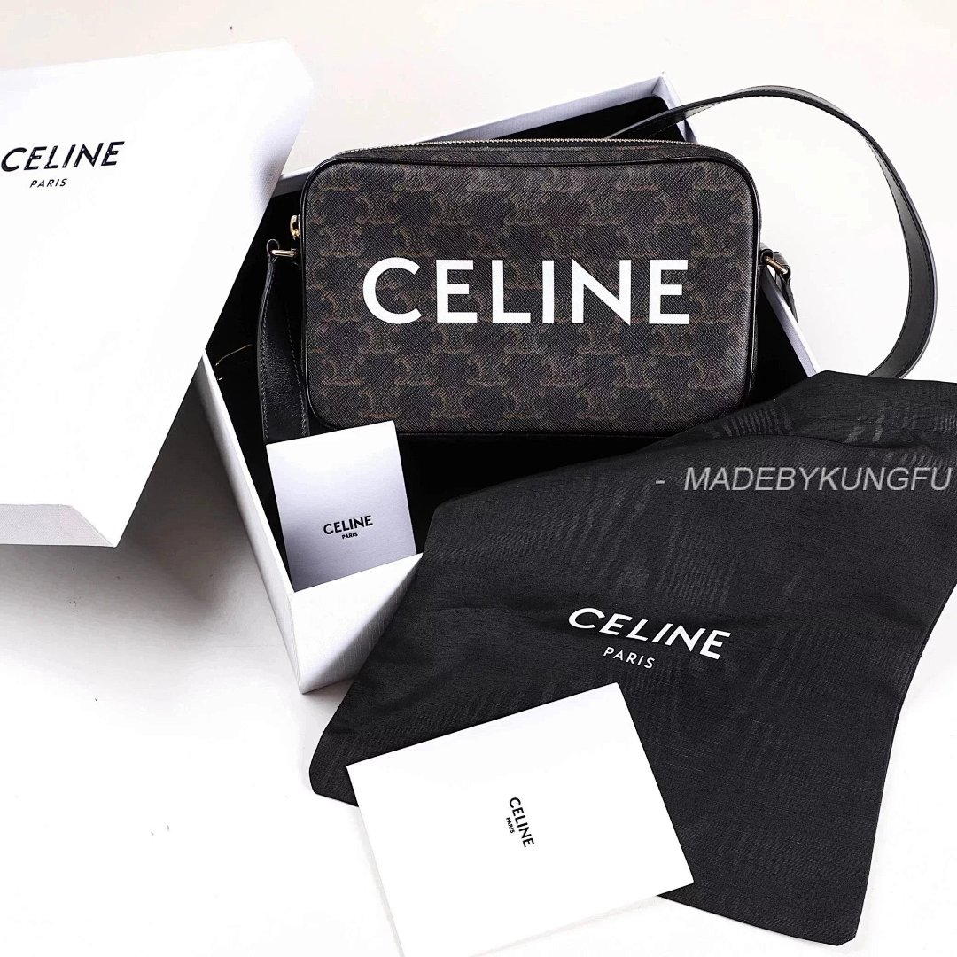【A+ Item ID 8453 Celine- Arc De Triomphe (Classic Presbyopic Leather Messenger Bag), photo 1