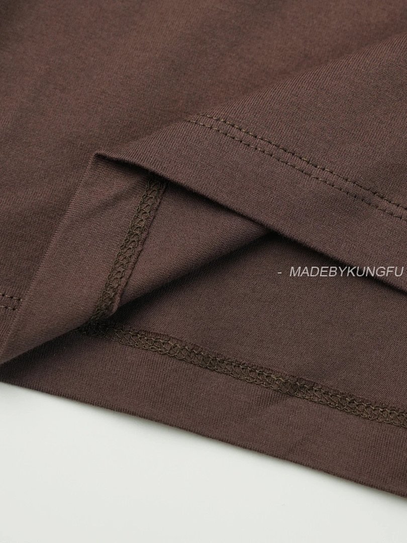 【A+ Item ID 8184 M1U-M1U Miu Long Sleeves “60 Double Combed Cotton ” Relaxed Fit Po - Image 2