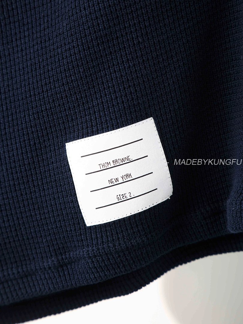 【A+ Item ID 8244 THOM-BR0WNE (_Waffle_ TB Shorts Cotton Texture Casual Navy) - Image 14