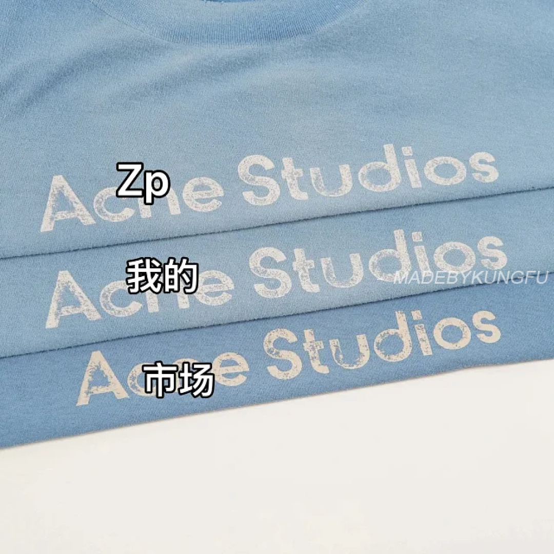 【A+ Item ID 9075 Acne Lazy Style 1996 Series Classic Logo Printed Short Slimming T-Shirt Unisex - Image 51