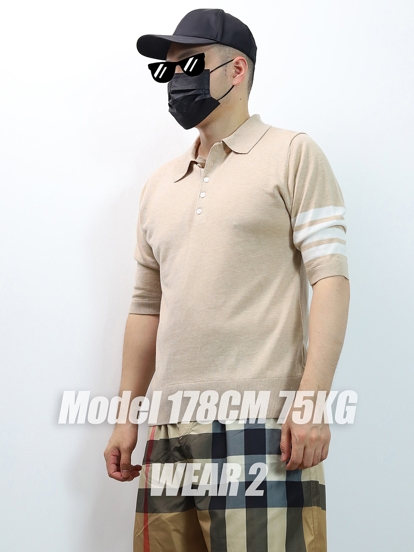 Other TB Mulberry Silk Wool Blended Knitted Polo - Image 3