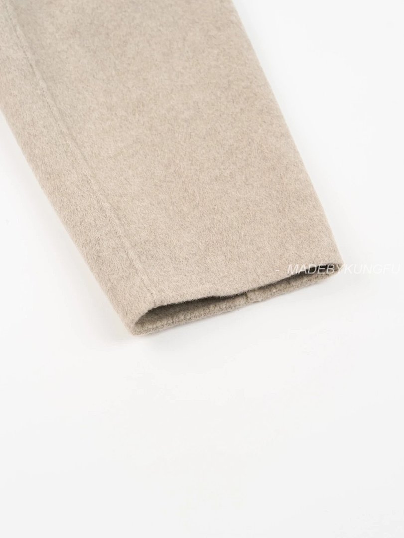 【A+ Item ID 8009 Acne-“92_6% Wool ➕7_4% Cashmere ”SS25FW25 Solid Color Loose Off Should - Image 9