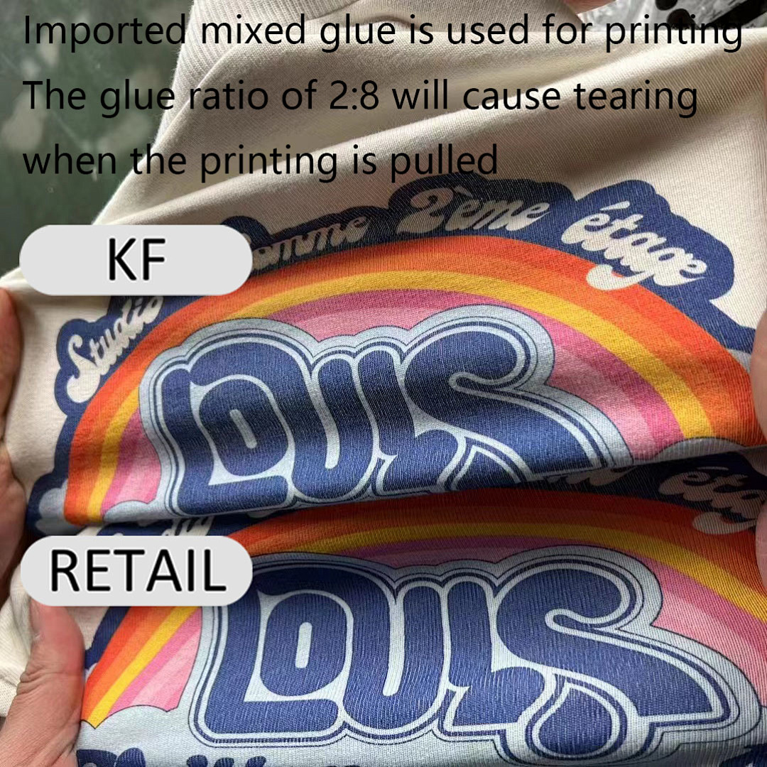 Other LV Rainbow Tee 269Yuan (Imported Slurry, No Fluorescence) - Image 12