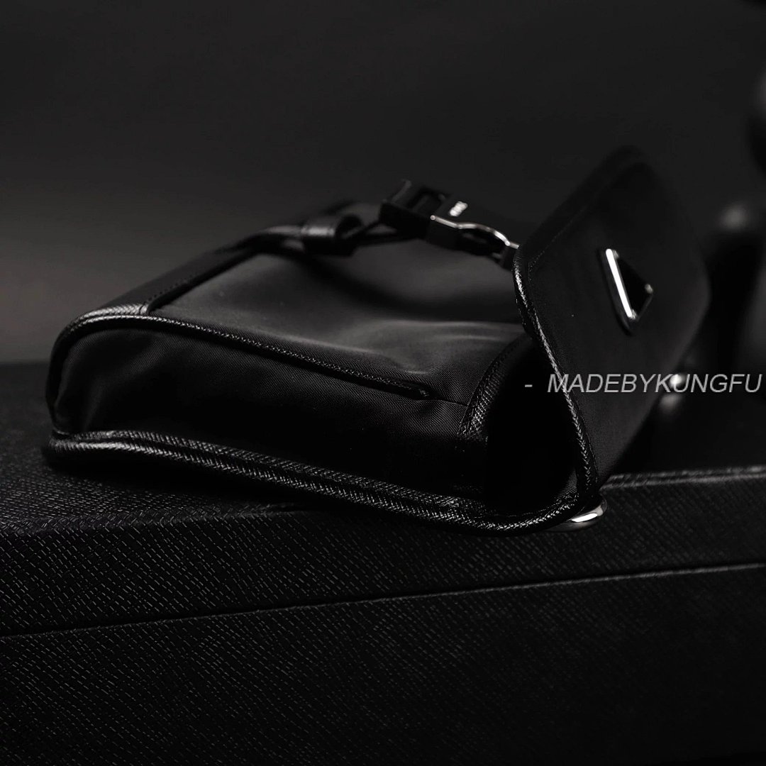 【A+ Item ID 8506 Prad Nylon Leather Phone Bag Tested To Hold 2 Max Models (With Card) - Image 30