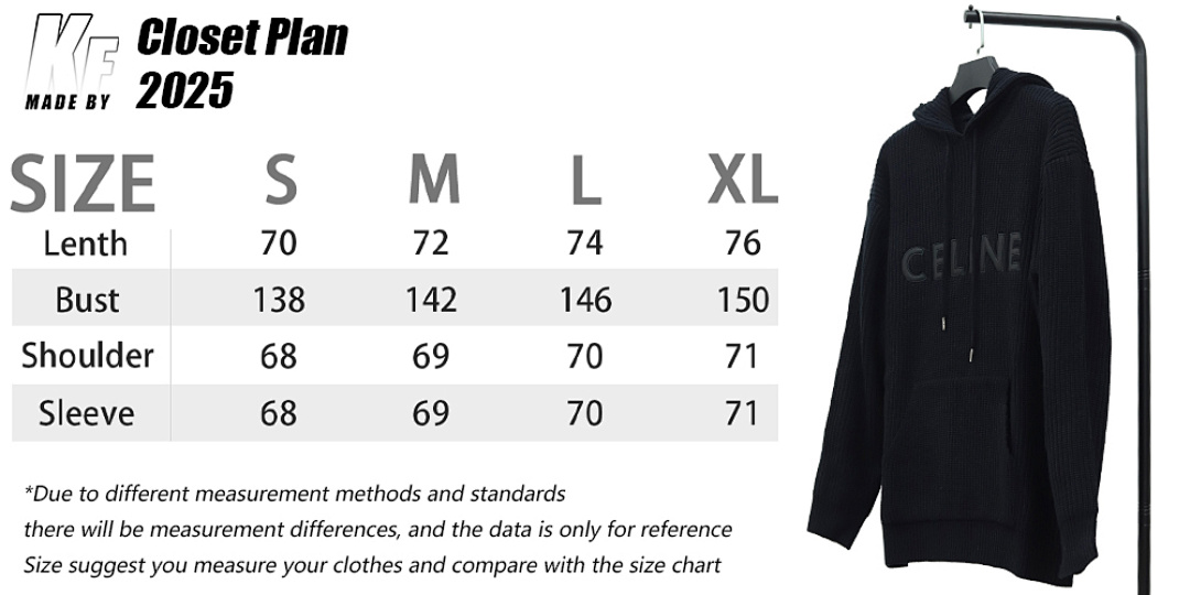 Christian Louboutin CE Leather Patch Knit Wool Hoodie - Image 2