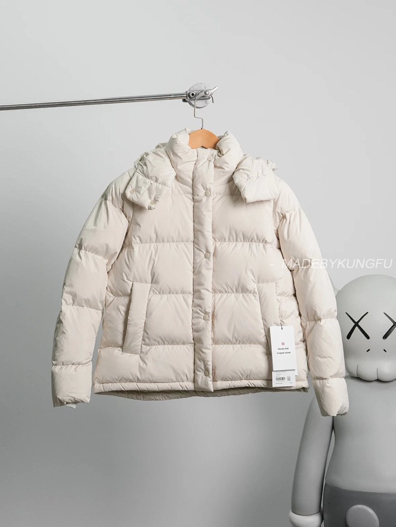 【A+ Item ID 8120 Lulu UnderwPuff Series -600 Puff Down Coat (Tri Color Rice White) - Image 18
