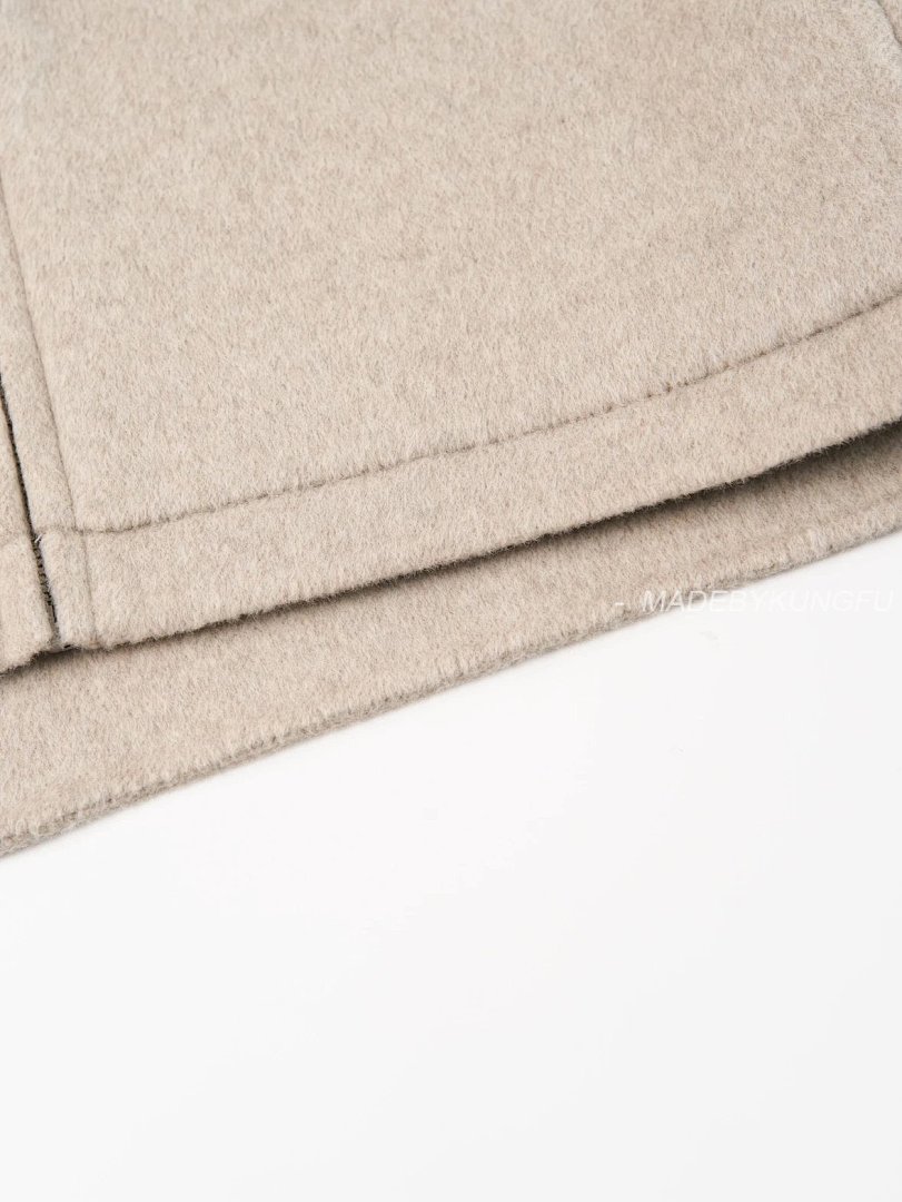 【A+ Item ID 8009 Acne-“92_6% Wool ➕7_4% Cashmere ”SS25FW25 Solid Color Loose Off Should - Image 6