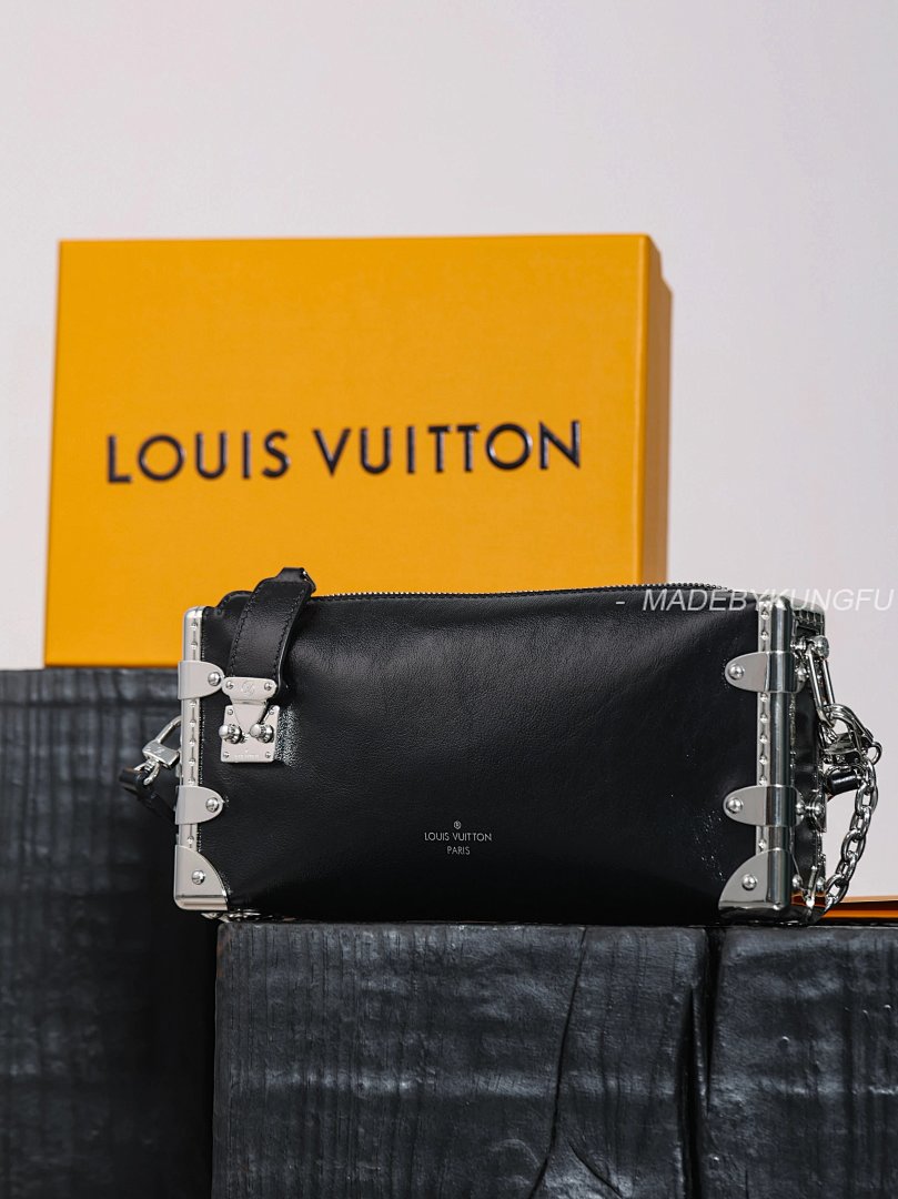 【A+ Item ID 8432 Advanced Customization -100% Calfskin -Slim-Trunk- Soft Box Chain Bag - Image 29