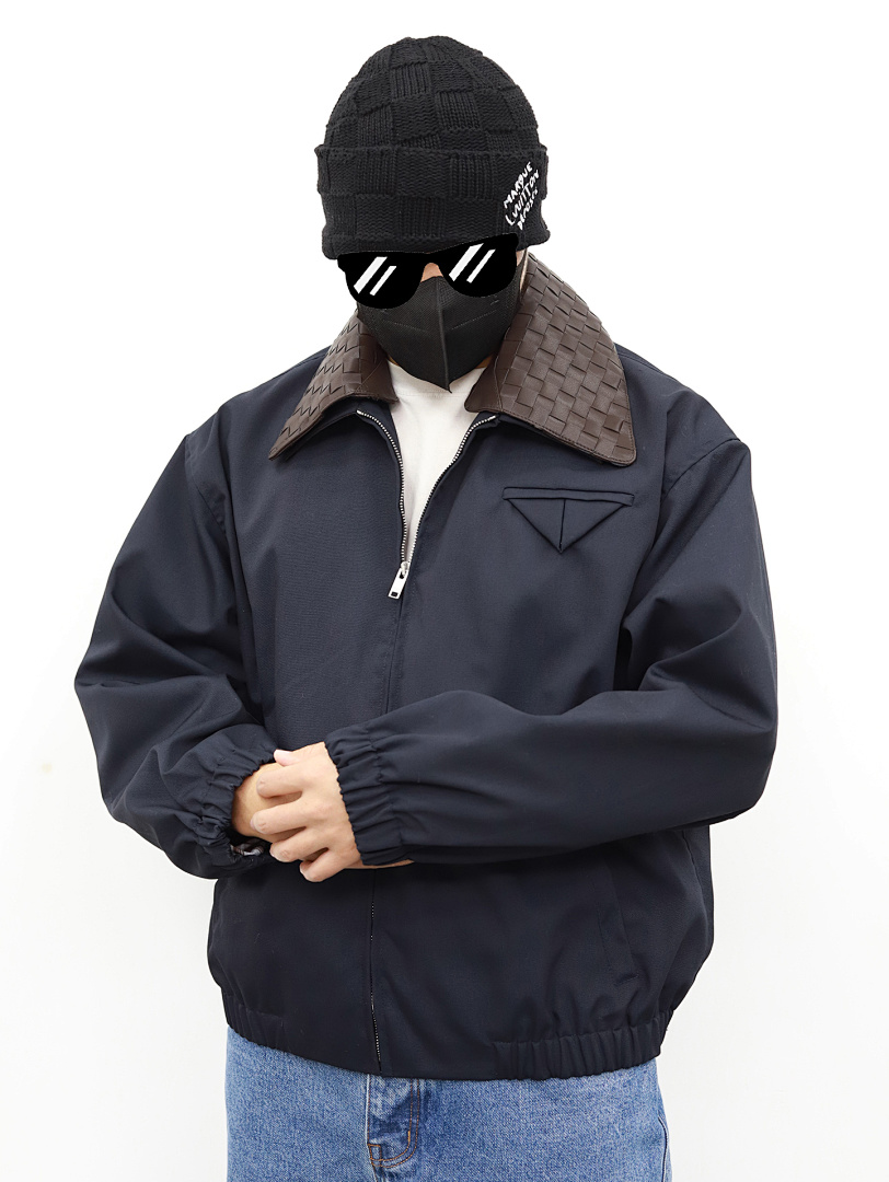 Other BV Woven Leather Collar Jacket - Image 4