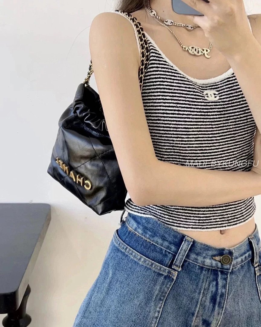 【A+ Item ID 8496 Luxury Garbage Bag -CHANE1- Medieval Goods (Chanel -Vintage- S) - Image 51