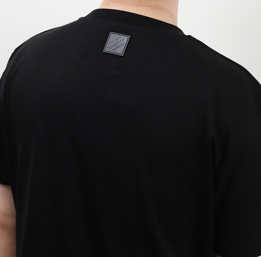 Other 1V Checkered Jacquard Jewelry Tee - Image 10