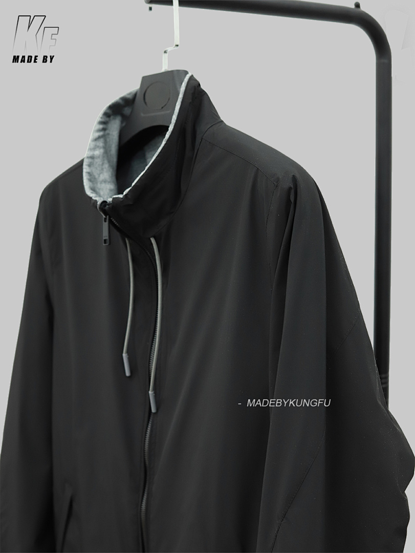 Christian Louboutin ZEGNA Double-Sided Wear Grey Side Is Cashmere Blend - Image 14