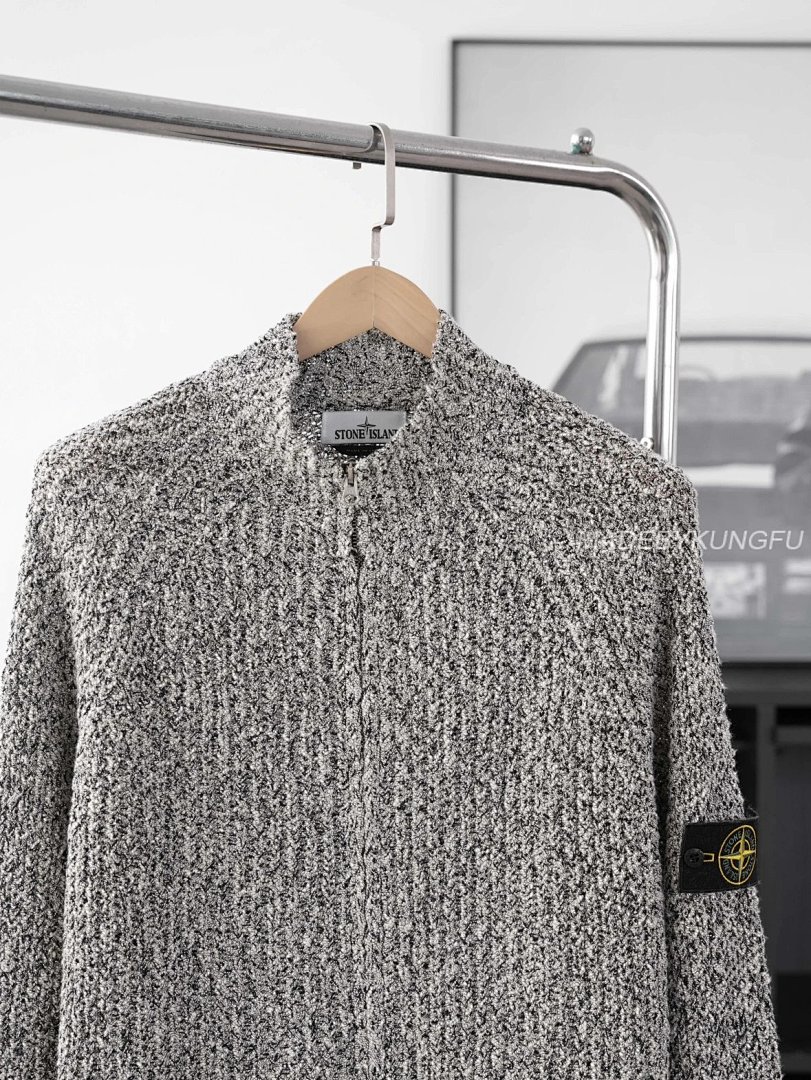 【A+ Item ID 8063 Stone-1Sland (Island _Custom Woven Seven Types Of Yarn_ Zipper Roun) - Image 12