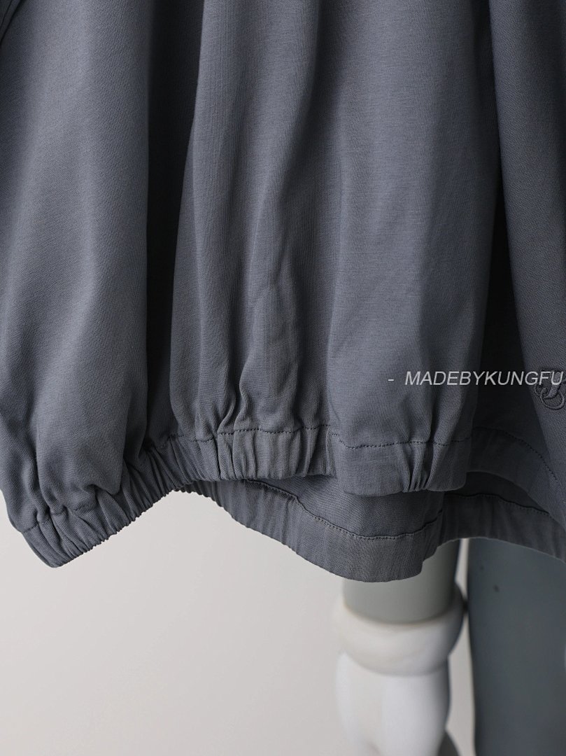 【A+ Item ID 8028 Jil-S@Nder- Gilsanda -2024Ss- Half-Zip Web Hoodie -Oversize Version - Image 8