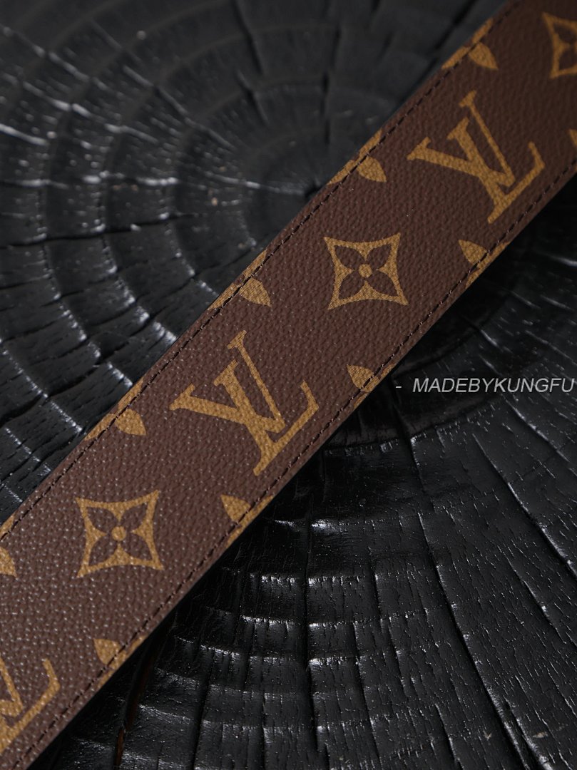 【A+ Item ID 8398 Haute Couture (Classic Brown Floral Belt -4Cm Width Coated Leathe) - Image 15