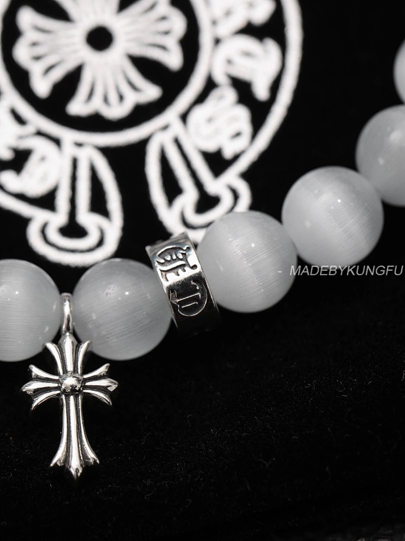 【A+ Item ID 8374 Chrome-Hearts- Crow Heart (Classic Opal Bracelet Sterling Silver) - Image 14