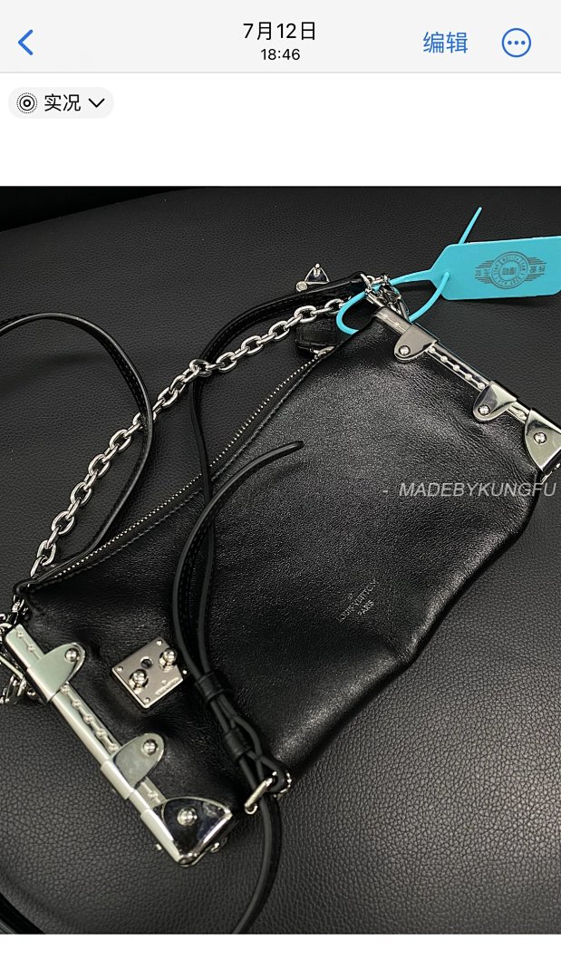 【A+ Item ID 8432 Advanced Customization -100% Calfskin -Slim-Trunk- Soft Box Chain Bag - Image 2
