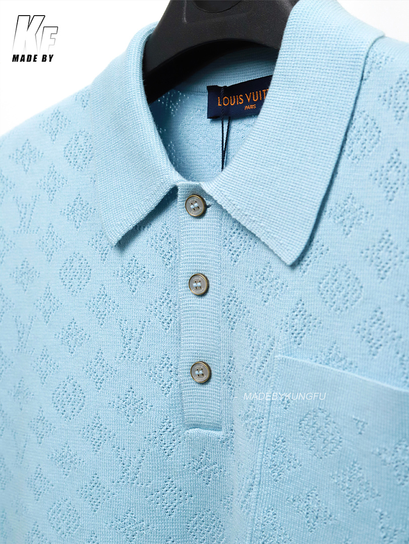 Other 1V Hollow-Out Pocket Knitted Polo - Image 19