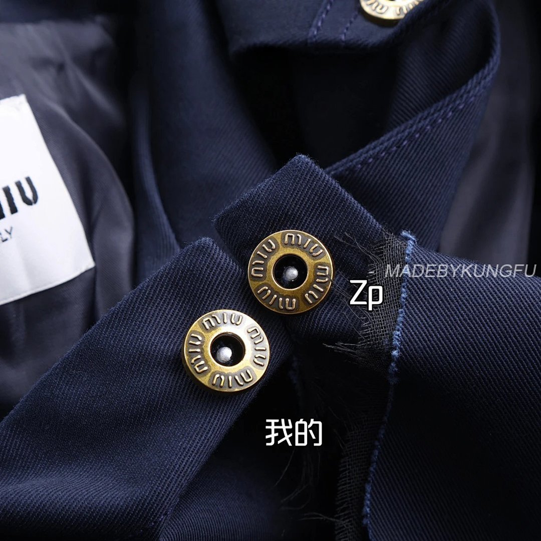 【A+ Item ID 8046 MiuM1U-Miu-2024-Ss-Workwear Pocket Design (Retro Style Lapel Breasted) - Image 27