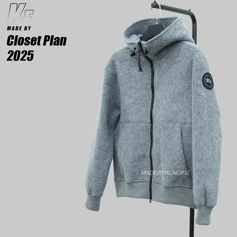 Other CG 100% Wool Fleece Hooded Jacket, photo 1