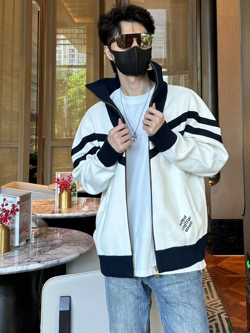 Other 1V Patchwork Knit Jacket - Image 31