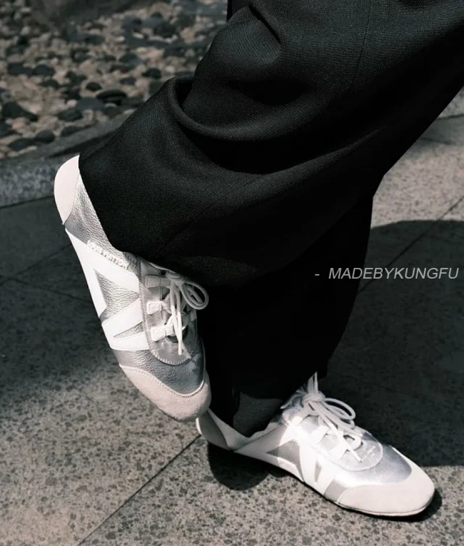 【A+ Item ID 9066 1V Seven Color Optional Sneakerina Imported Lambskin German Training Shoes - Image 11