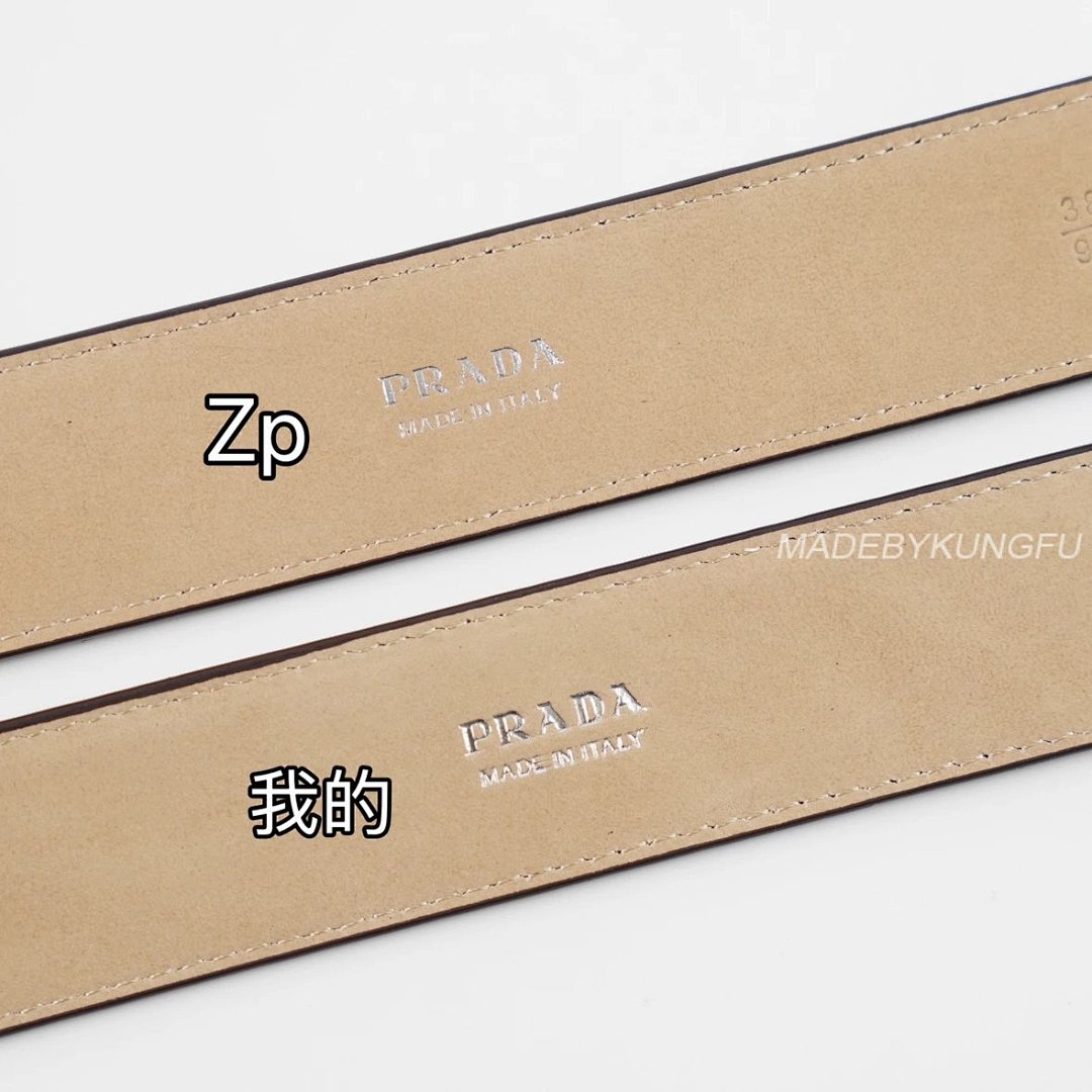 【A+ Item ID 8400 PRD _High Definition Triangle_ Logo Enamel Belt (_Imported Suede_ Bro) - Image 14