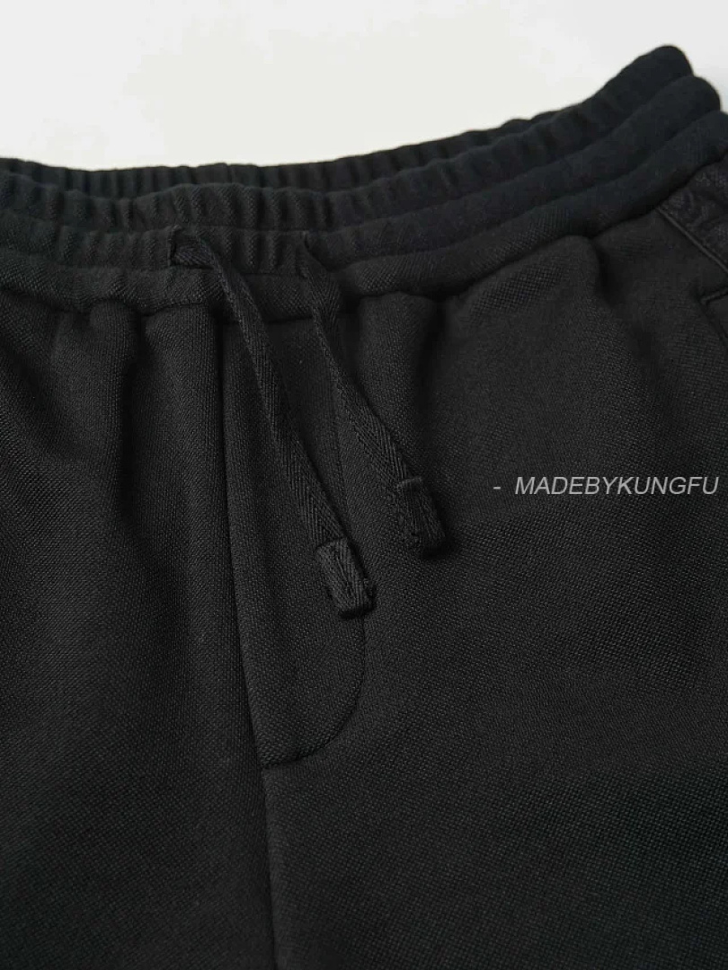 【A+ Item ID 9064 D1OR Dark Jacquard Cotton Blended Plain Knitted Oblique Printed Casual Shorts - Image 28