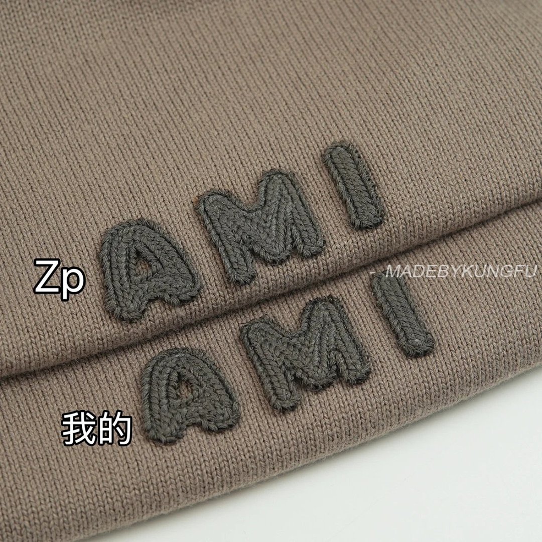 【A+ Item ID 8001 AMI Embroidered Logo V Collared Long Sleeve Sweater “85% Cotton ➕15% C - Image 20