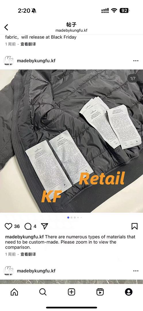 Christian Louboutin SI PrimaLoft-TC Heavy Cotton Windbreaker - Image 11