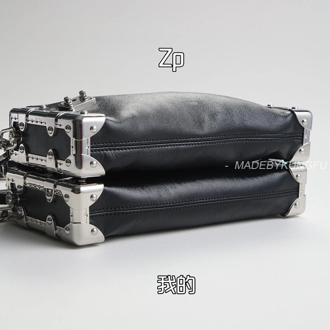 【A+ Item ID 8432 Advanced Customization -100% Calfskin -Slim-Trunk- Soft Box Chain Bag - Image 60