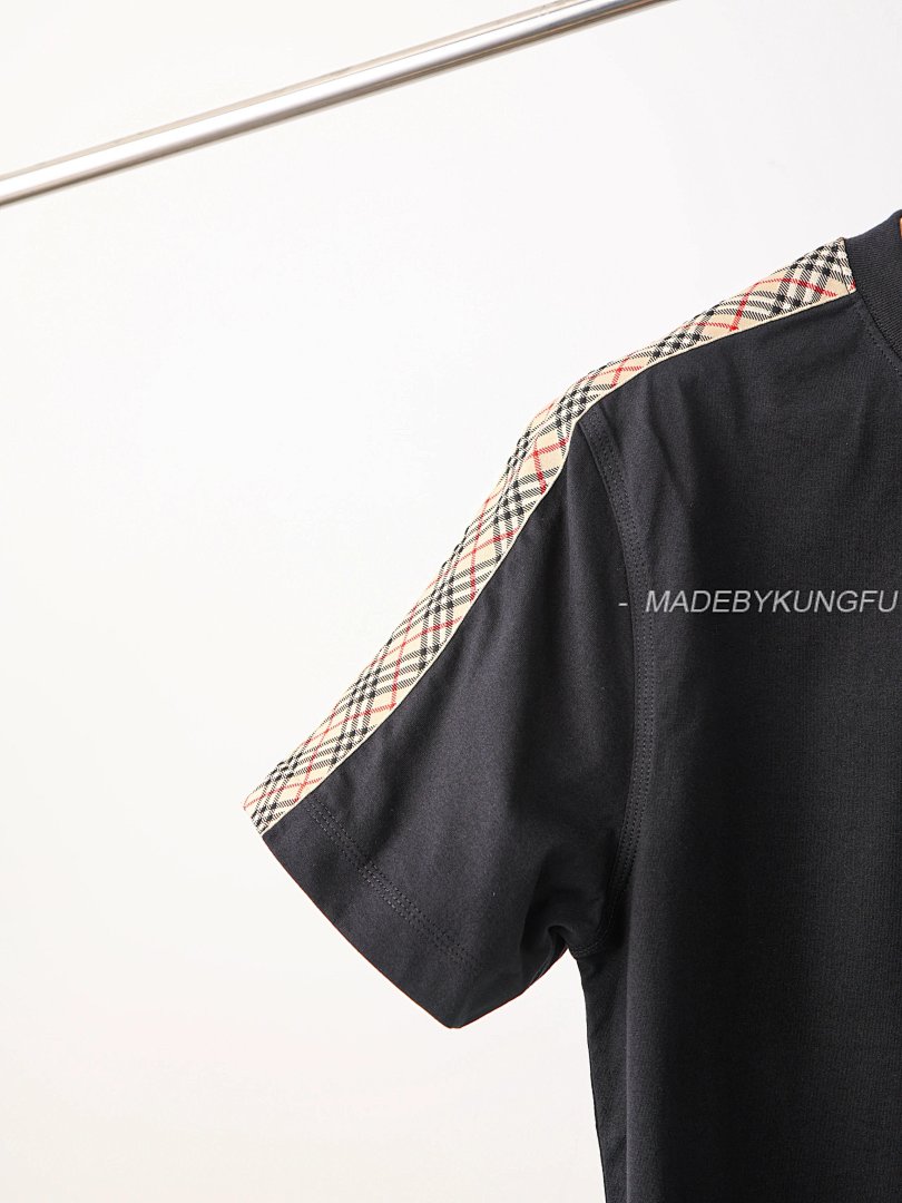 【A+ Item ID 8297 Burberr-BBR-2024Ss- Shoulder Check Web Short Sleeves (W) - Image 6