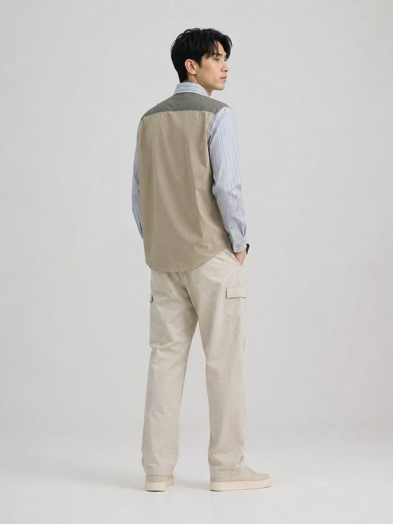Christian Louboutin MON Striped Patchwork Shirt - Image 4