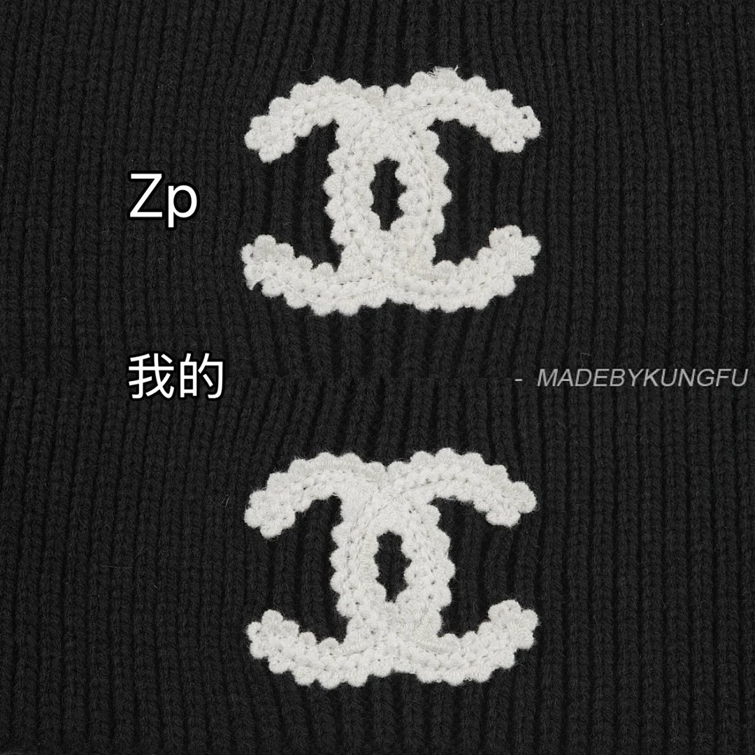 【A+ Item ID 8418 Xiaoxiang Embroidered Logo Knitted _Wool And Cashmere Blended_ Woolen - Image 13
