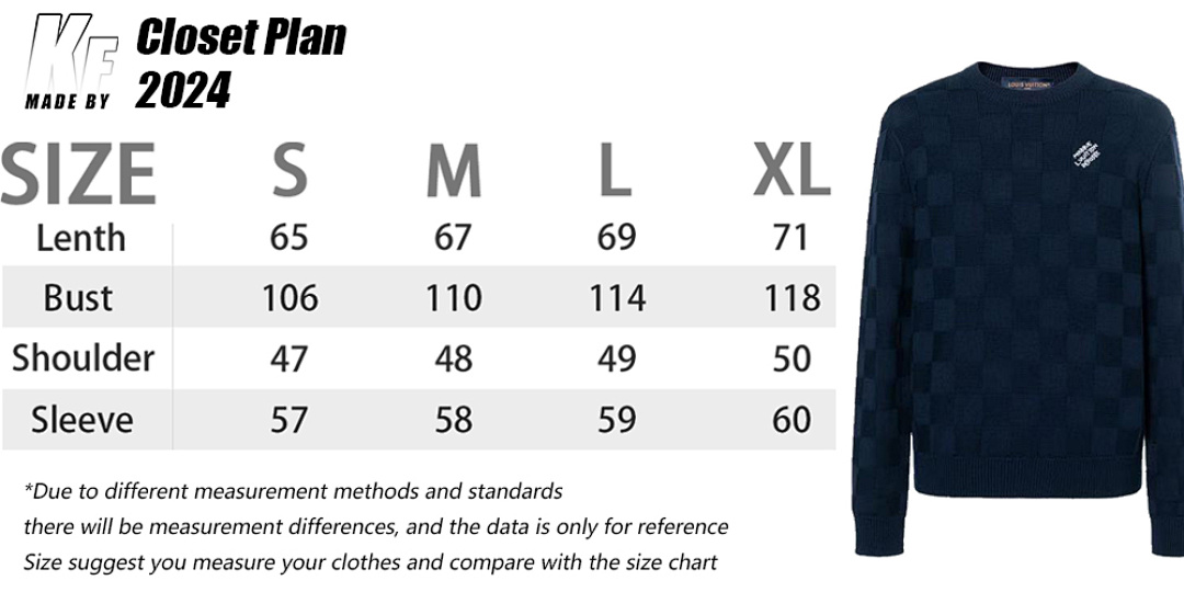 Louis Vuitton 1V Checkerboard Sweater - Image 2