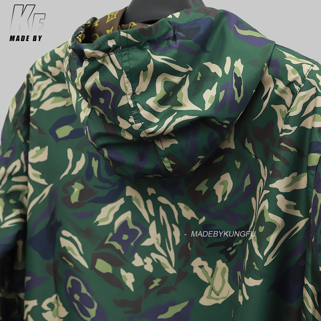 Christian Louboutin 1V Camouflage Reversible Windbreaker - Image 20