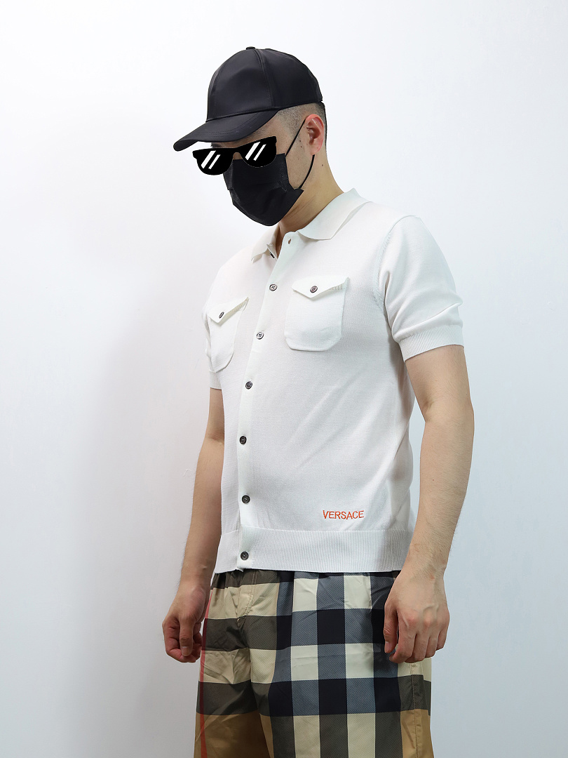 Other VERSACE Knit Button UP Polo - Image 13