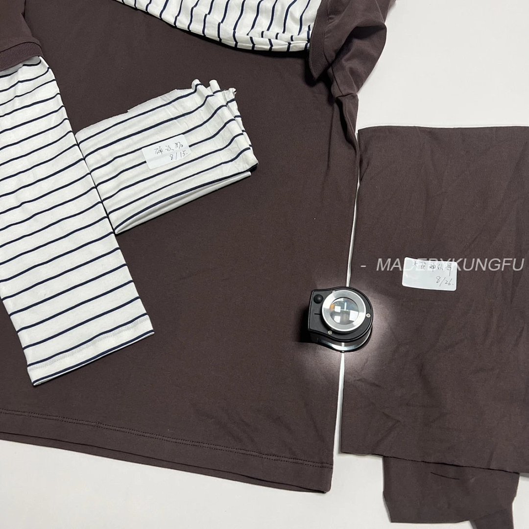 【A+ Item ID 8184 M1U-M1U Miu Long Sleeves “60 Double Combed Cotton ” Relaxed Fit Po - Image 47