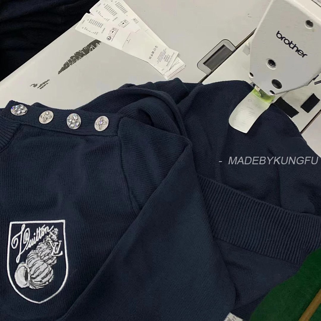 【A+ Item ID 8246 Advanced Customization (Same Style As Wang Jiaer Navy Conch Embroid) - Image 47