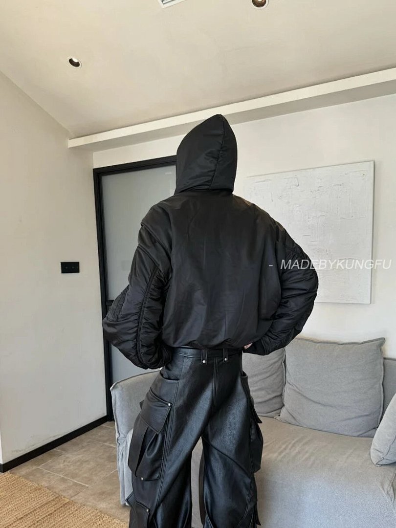 【A+ Item ID 8104 Balenci@Ga- Paris -2022Ss- Strongest Bomber Cotton Clothes (Oversized) - Image 46