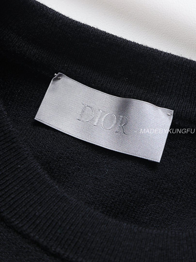 【A+ Item ID 8257 D10R-D Home -2024Ss- Letter Logo- Mohair Knitted Sweater (Air Laminat) - Image 3
