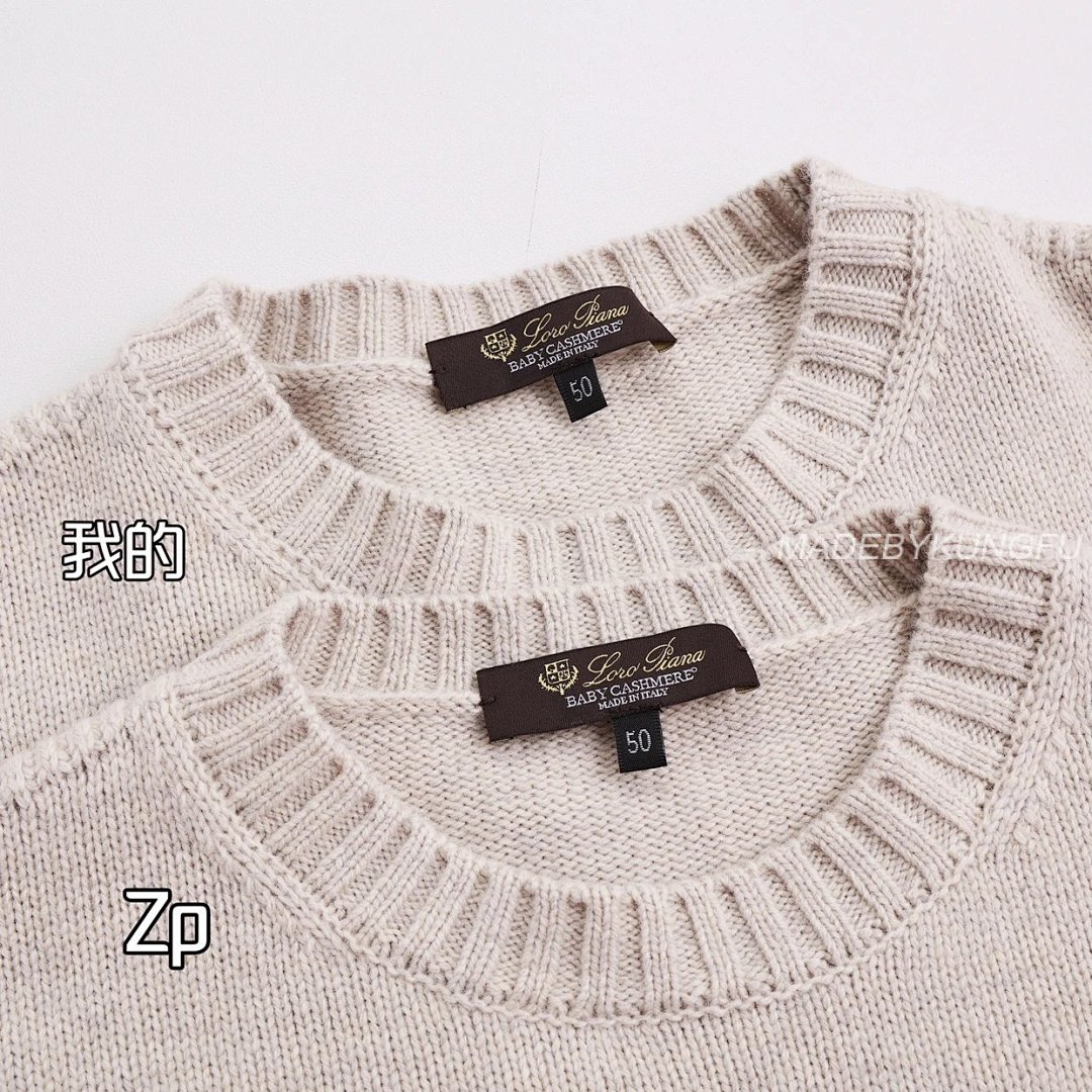 【A+ Item ID 8261 Loro-Pi@Na-LP-2024Ss- Cashmere Sweater (Warm With Si) - Image 29