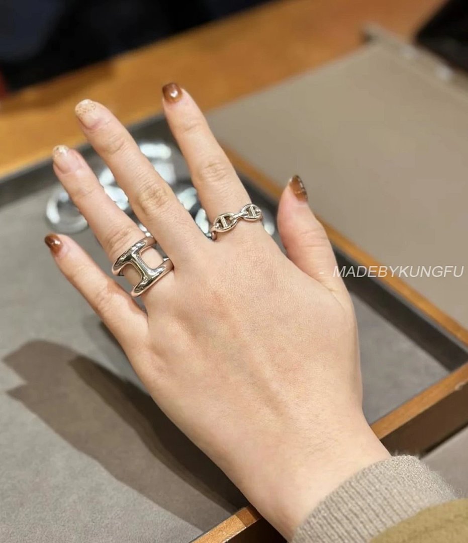【A+ Item ID 8367 -Chaine-d'Ancre-Enchainee- Ring -925 (Pure Silver) - Image 17