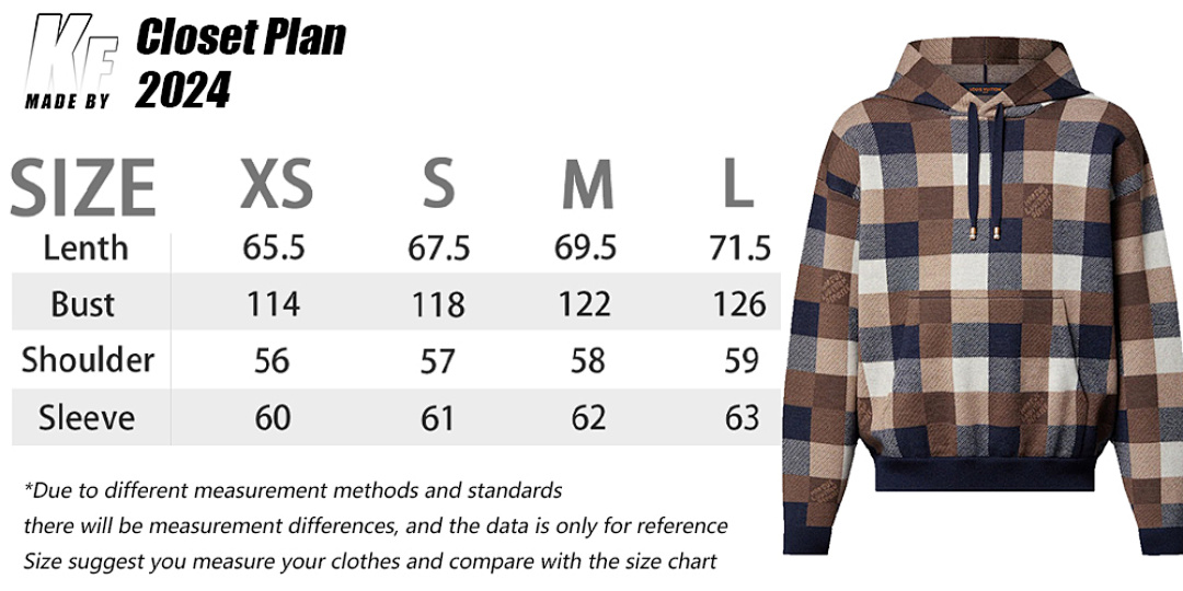 Louis Vuitton 1V Cashmere Knit Pixel Hoodie - Image 2