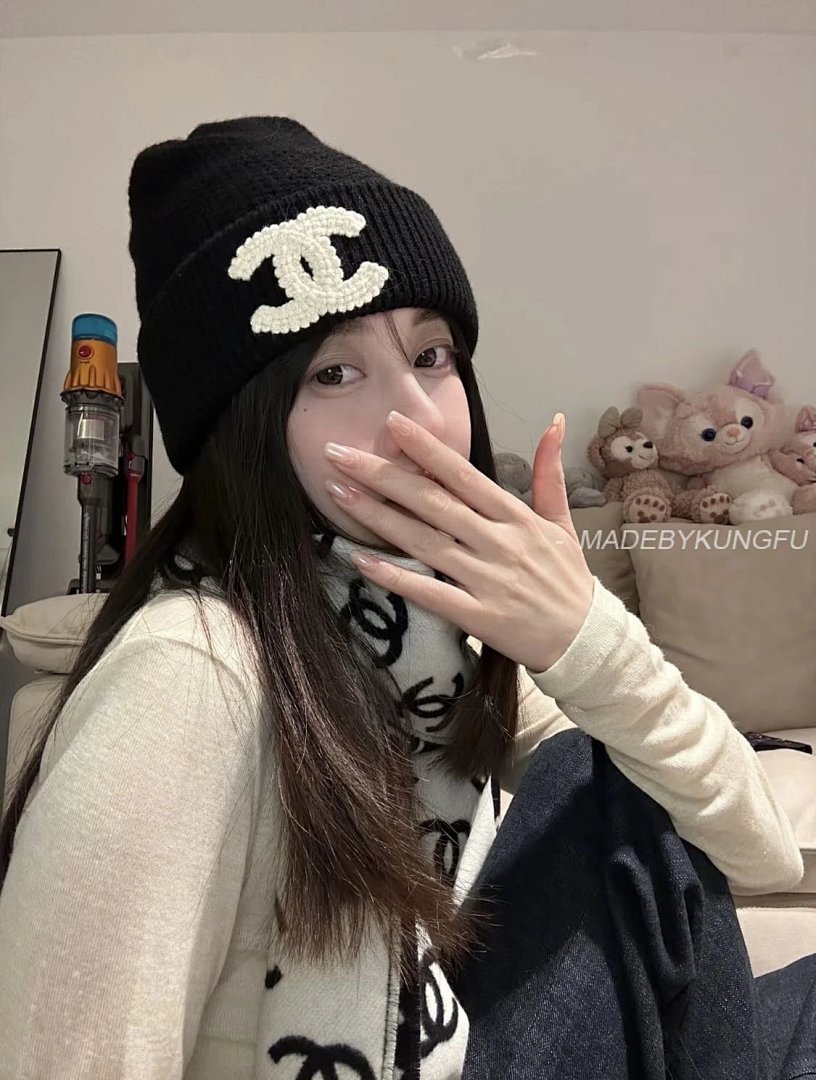 【A+ Item ID 8418 Xiaoxiang Embroidered Logo Knitted _Wool And Cashmere Blended_ Woolen - Image 17