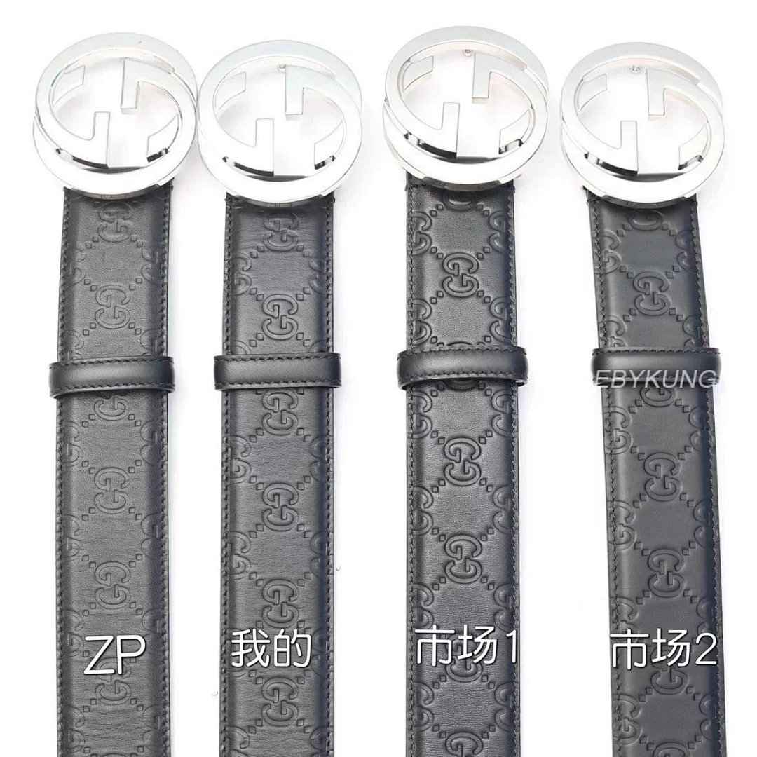 【A+ Item ID 8396 GUC Belt (Pair G Logo Classic Old Flower Embossed Black B) - Image 24