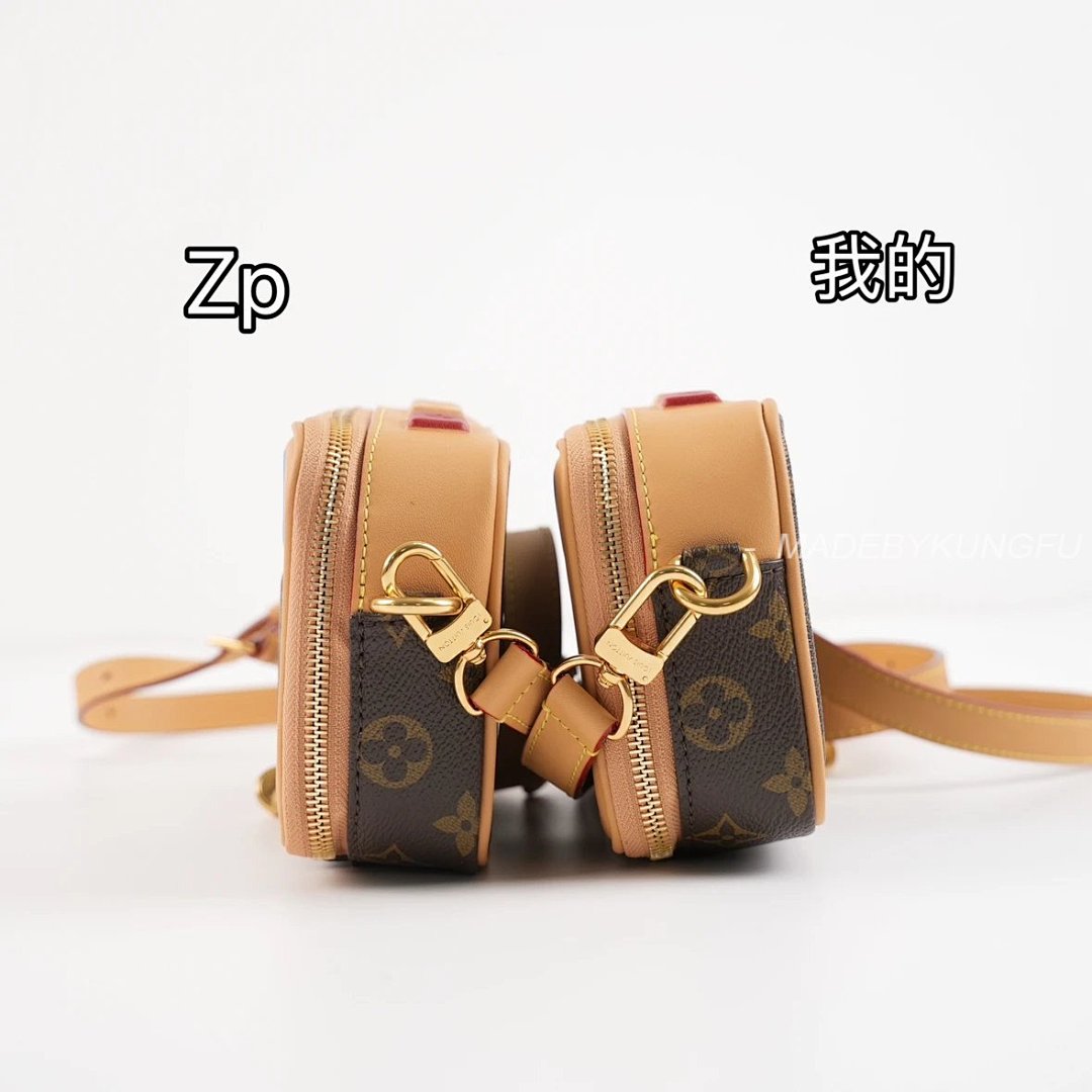【A+ Item ID 8510 Tape Recorder Crossbody Bag “ Imported Cowhide ” Gold Piece Hardware - Image 26