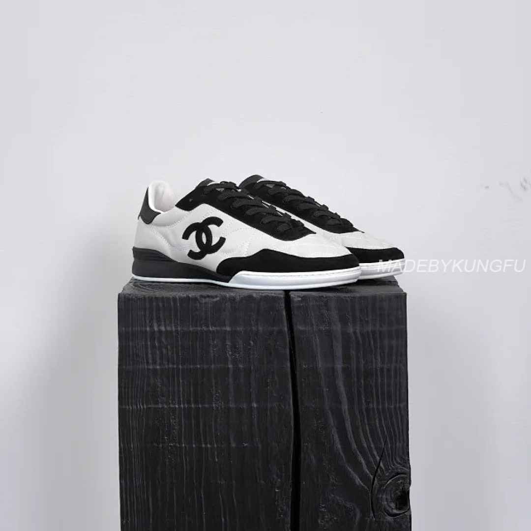 【A+ Item ID 9041 CHANE1 Imported Sheepskin 26S Cowhide Plush Round Headed Panda Low Top German Trai - Image 39